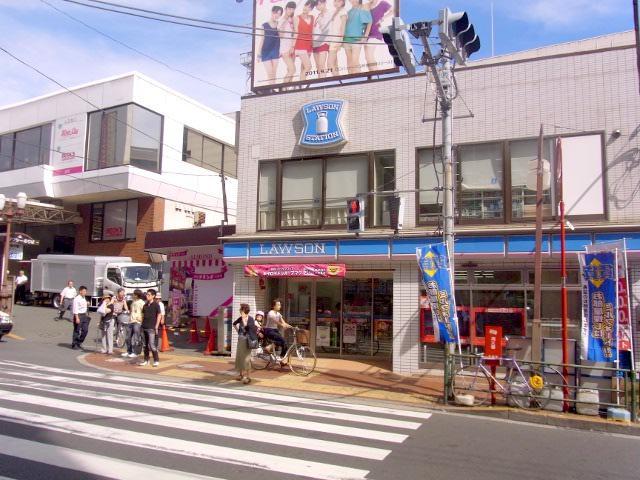 Convenience store. 607m until Lawson Omori Station West shop