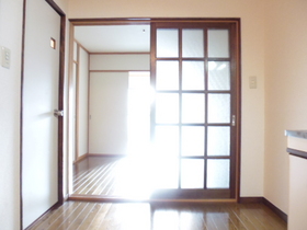 Other. Sliding door that separates the Western and kitchen