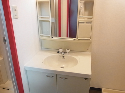 Washroom. Popular independent wash basin