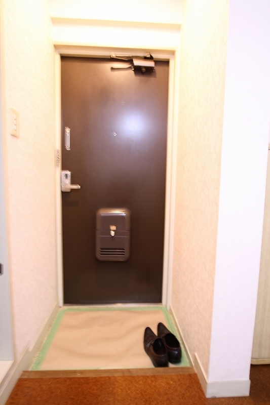 Entrance. Because of dirt prevention, It has a curing.