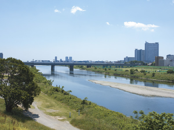 Surrounding environment. Tamagawa river (about 1040m, Walk 13 minutes)