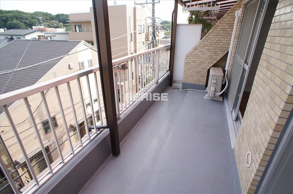 Balcony. Balcony with depth