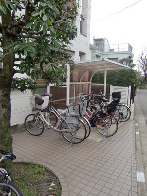 Other common areas. On-site bicycle parking lot