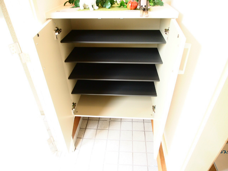 Entrance. Cupboard is also large