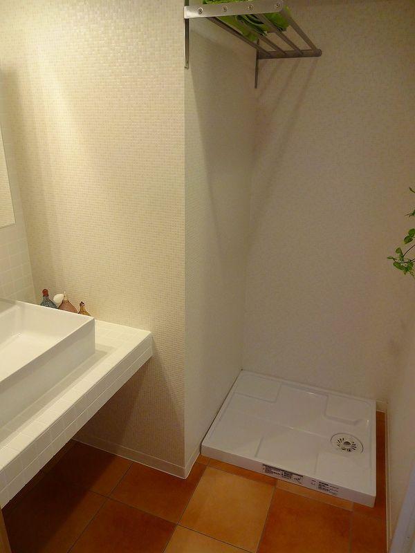 Wash basin, toilet. Bathroom vanity