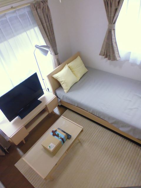 Living and room. Room viewed from the loft.