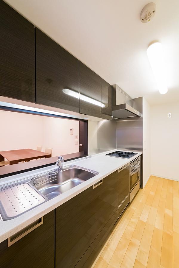 Kitchen. Dishwasher with a system Kitchen