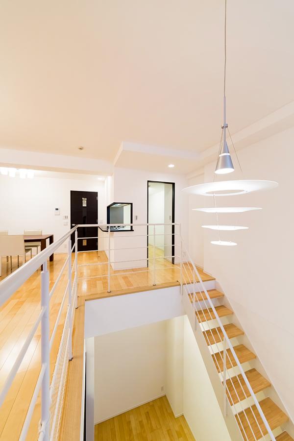 Non-living room. Stairs