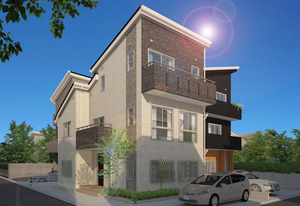 Local land photo. Complete image Perth (design is freely coordinated)