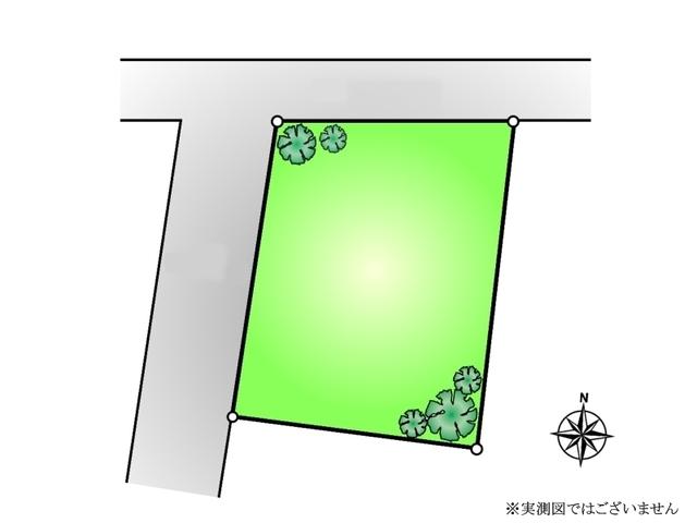 Compartment figure. Land price 25,800,000 yen, Land area 87.63 sq m Kitakarasuyama 3-chome compartment view