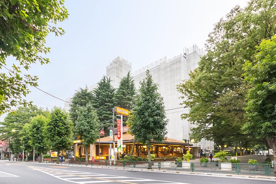 Local appearance photo. Lush living environment, The photograph is a state in the large-scale repairs