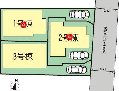 The entire compartment Figure. Sakurajosui 1-chome compartment view