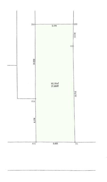 Compartment figure. Land price 62,800,000 yen, Land area 92.18 sq m