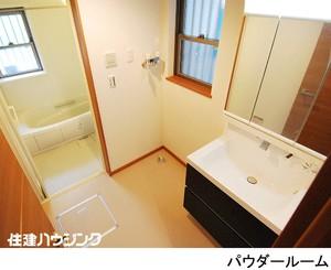 Wash basin, toilet. C Building