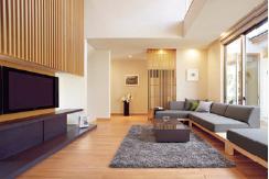 Construction ・ Construction method ・ specification. Sumitomo Forestry home insulation that exceeds the next-generation energy conservation standards ・ Equipped with a feature called airtight, such as comfort. Lighting plan that thought the brightness of the room, Sound environment by taking advantage of wood with a moderate sound absorption, It makes a house feel the comfort in the five senses, such as indoor air environment. 