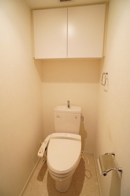 Toilet. Convenience is the top door with shelf ☆
