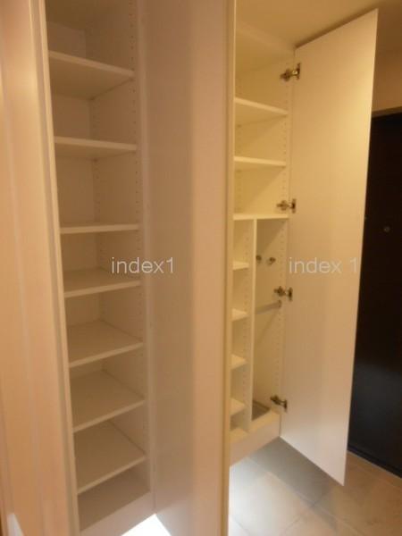 Receipt. There are plenty of front door storage