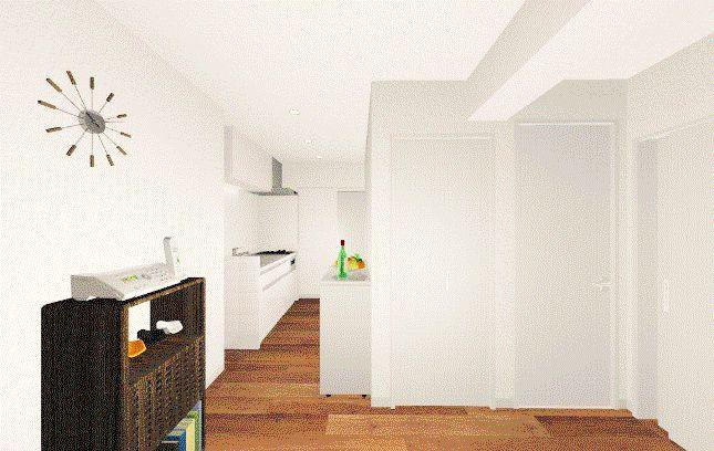 Non-living room. Rendering