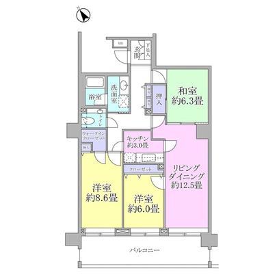 Floor plan. Floor plan. All room 6 tatami mats or more of leeway there Floor.