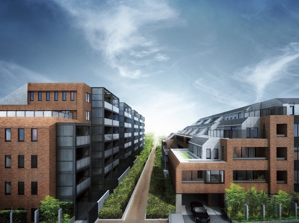 Exterior view seen from the green road