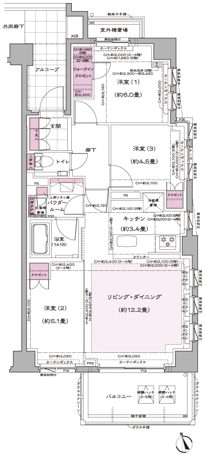 Floor: 3LDK + WIC, the occupied area: 68.52 sq m, Price: TBD