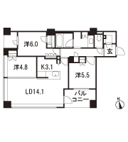 Floor: 3LDK + WIC + SIC, the occupied area: 76.81 sq m, Price: TBD