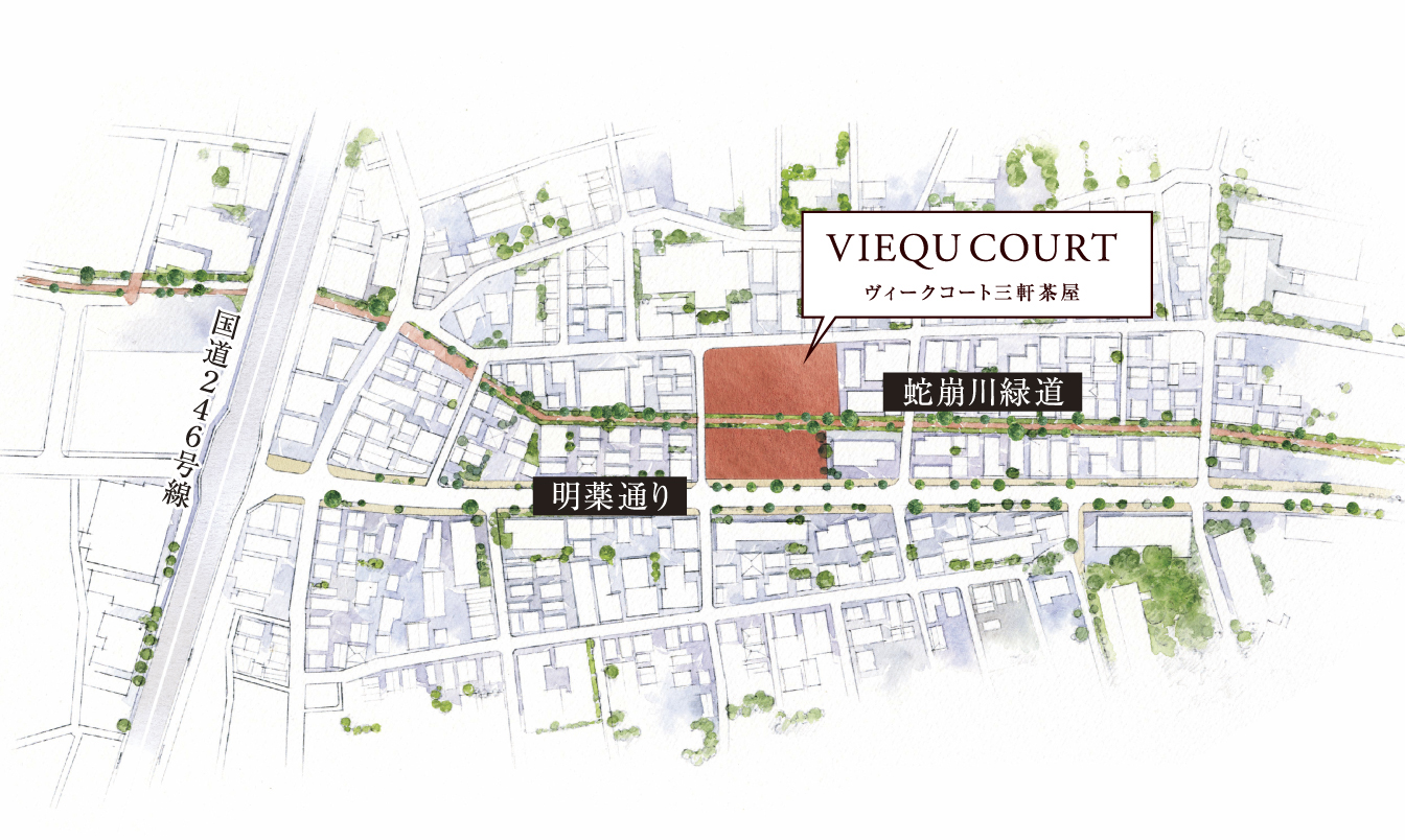 Location image illustrations