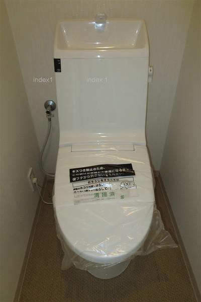 Toilet. Toilet, of course with washlet