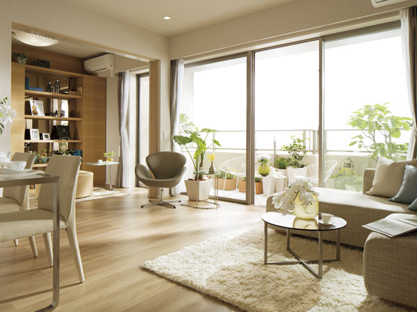 Living.  [living ・ dining] Model Room A-6 type