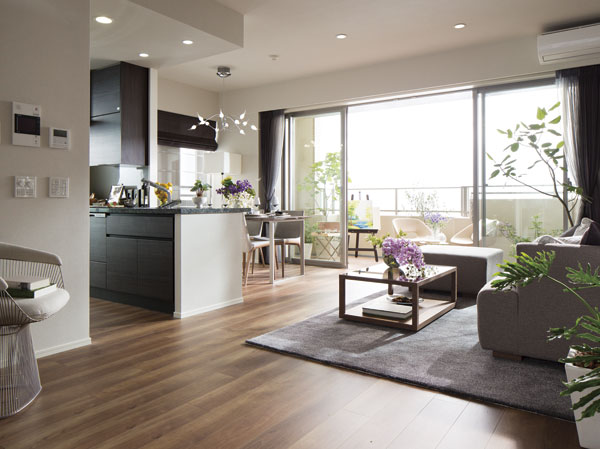 Living.  [living ・ dining] Model Room G-12 select type