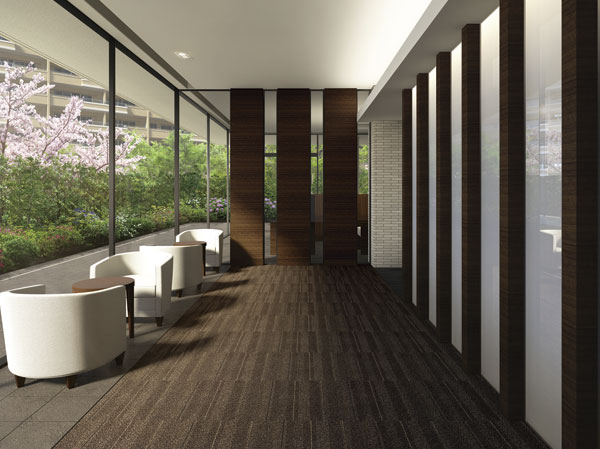 Shared facilities.  [Sakura gallery] (Rendering)