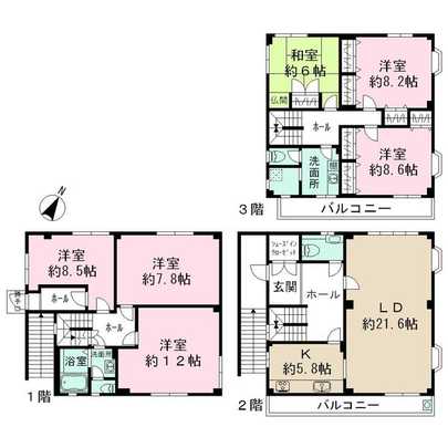 Floor plan. The comfort 6LDK