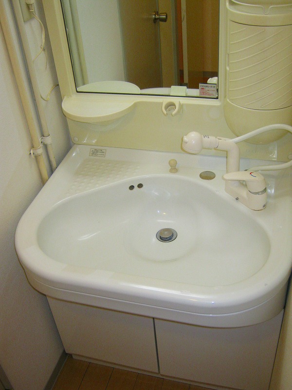 Washroom. Shampoo is Dresser