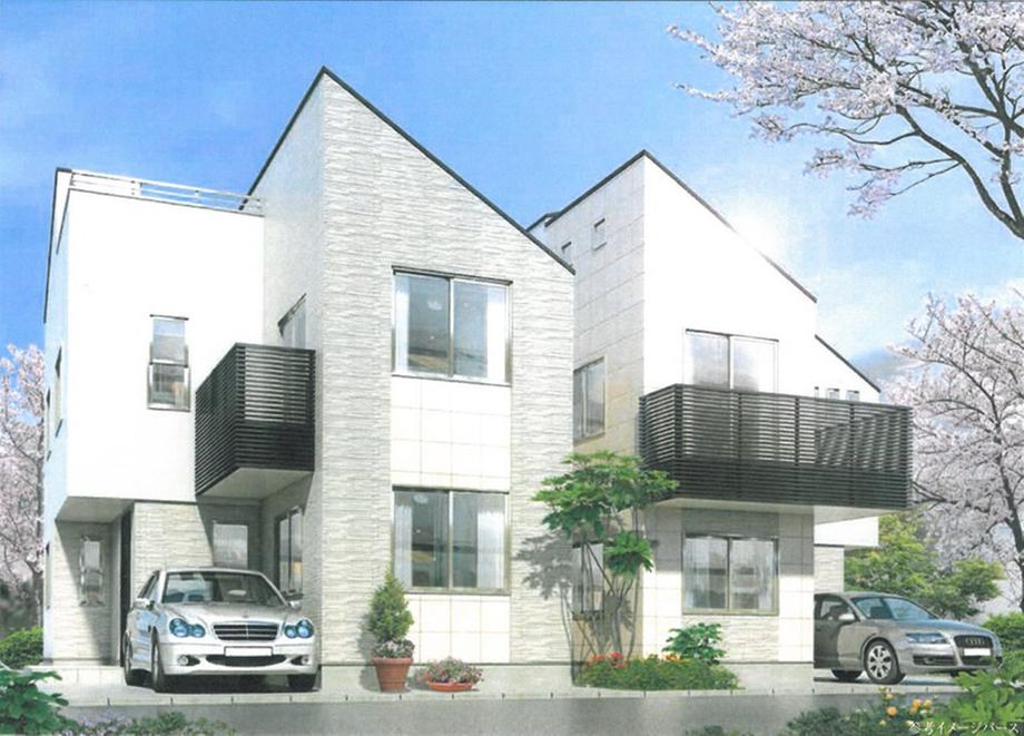 Building plan example (Perth ・ appearance). Reference Plan Rendering 14.5 million yen ・ 82.46 sq m  ・ A Building