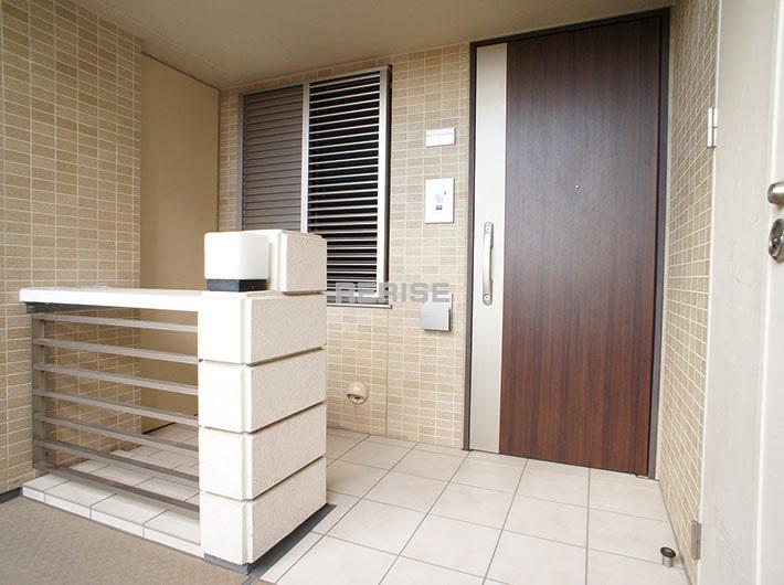 Entrance. There is also a space before the entrance