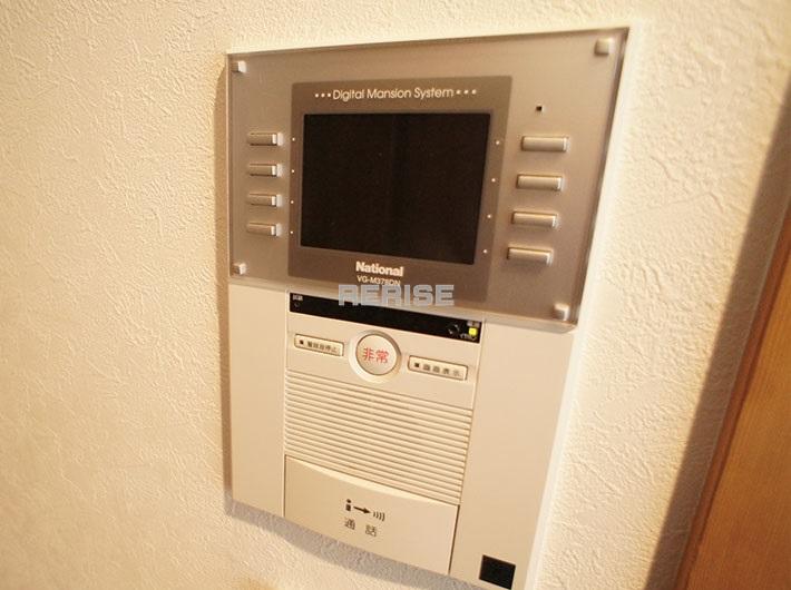 Security equipment. Interphone with a monitor