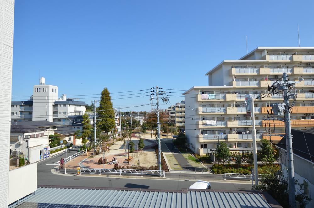Balcony. View from the window