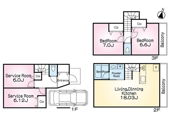 Building plan example (floor plan). Building plan example