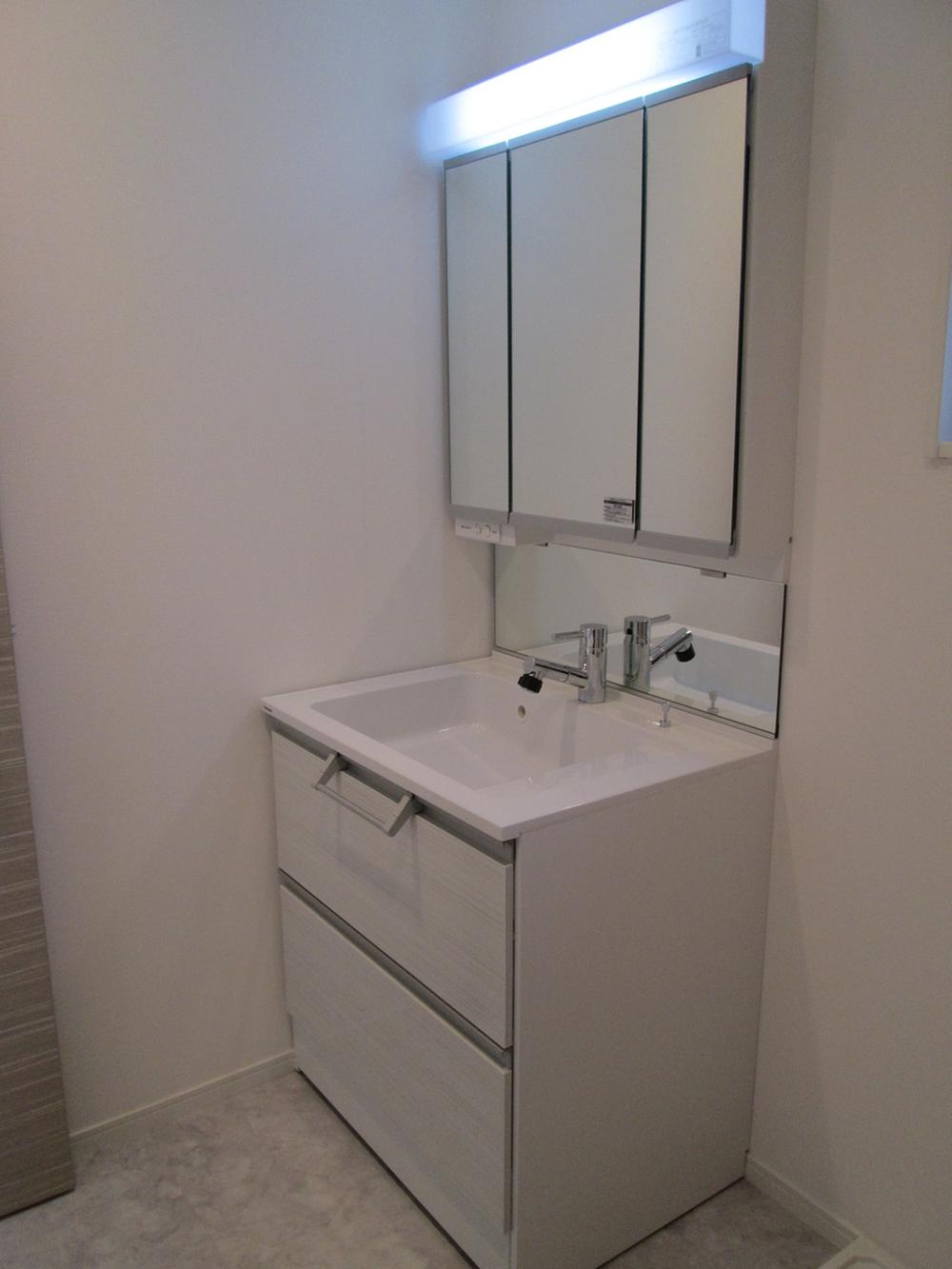 Wash basin, toilet. Vanity photo