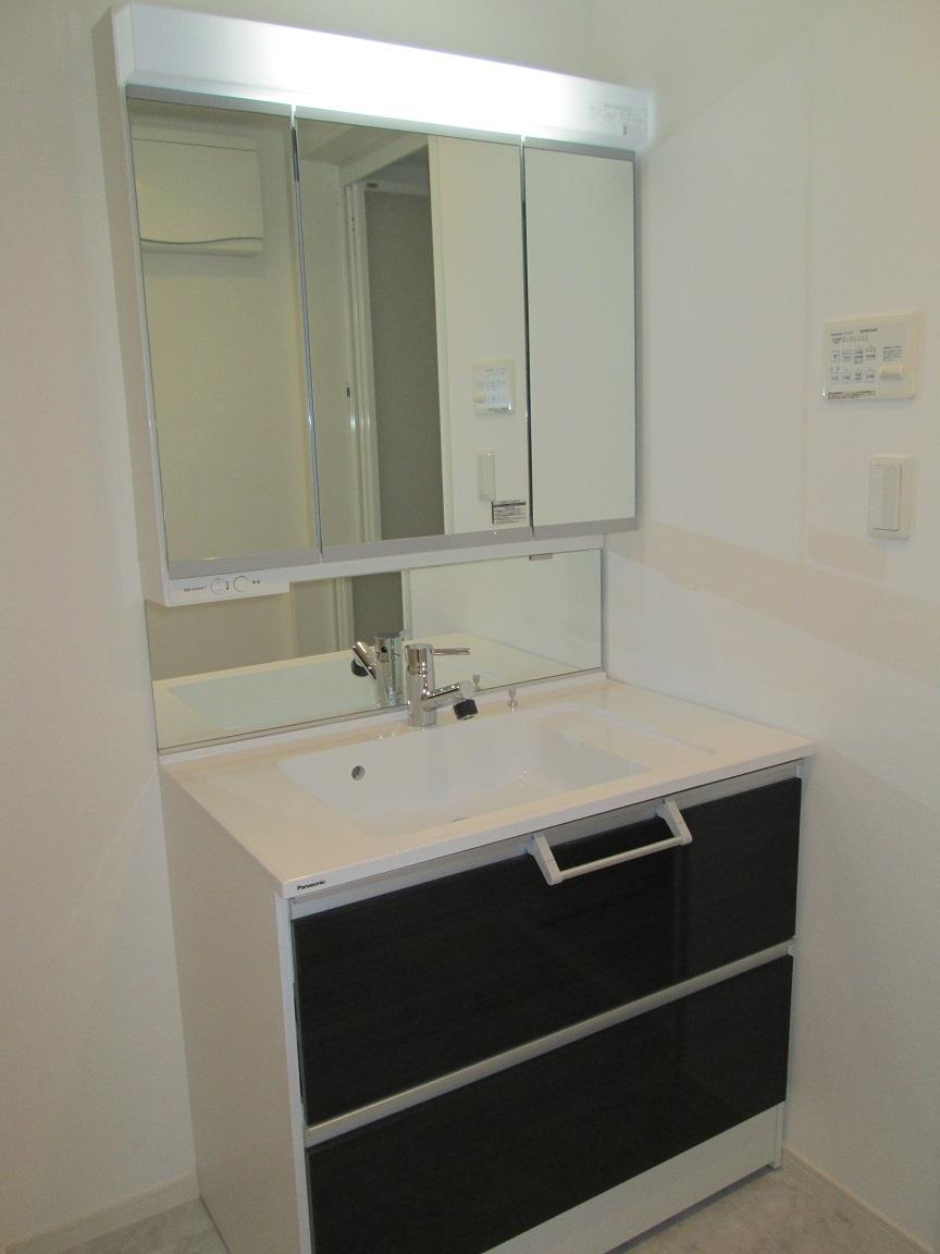 Wash basin, toilet. Vanity photo