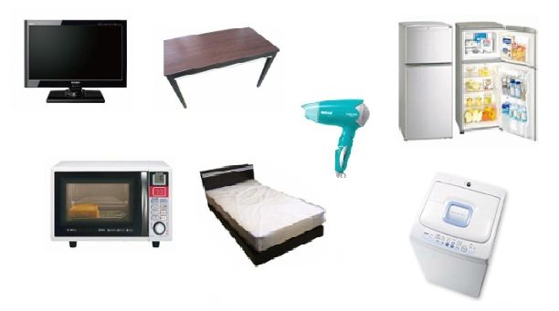 Other Equipment. furniture ・ Consumer electronics comes with.