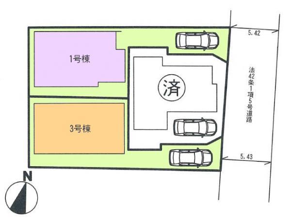 Local photos, including front road. Compartment figure