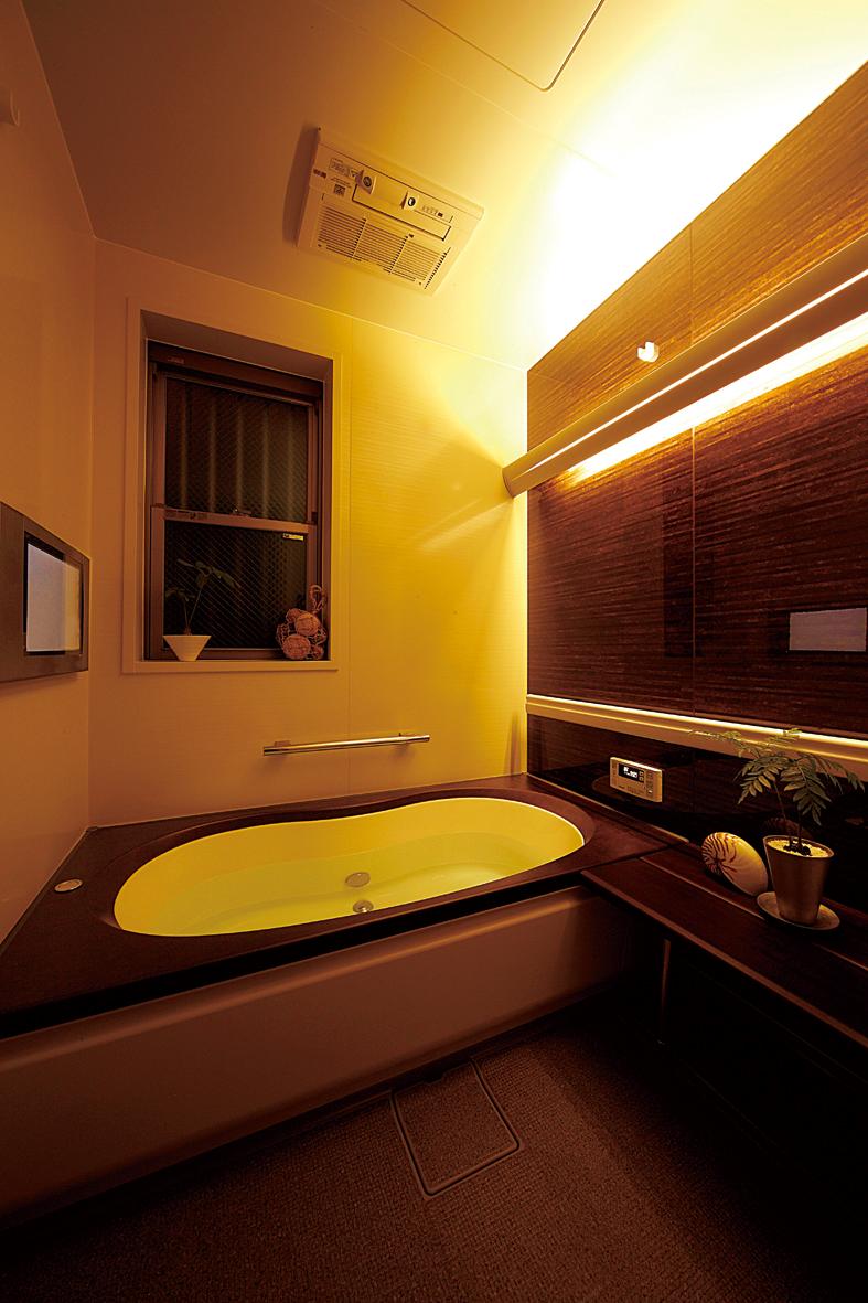 Bathroom. Example of construction