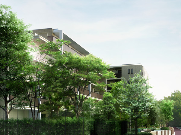 Buildings and facilities. Environment creative project that you Setagaya Chitosedai chome the "NTT company housing site" to the stage. Such as the adoption of solar power panels and a green roof, Create a renewable energy, Utilizing, It is clear ideas to save. (Exterior CG)