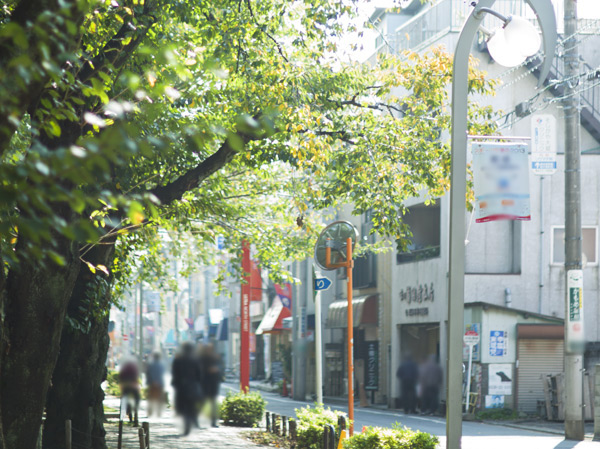 Surrounding environment. Soshigaya Close to mall, At the station next to "Seijogakuen before", Great location and sophisticated vibrant also fit in the hands. (Ultraman shopping district ・ 7 min walk / About 550m)