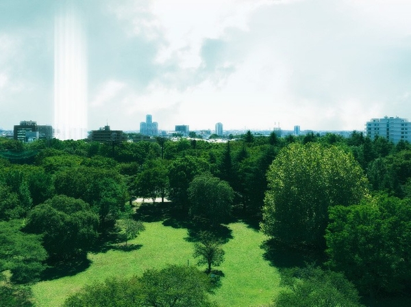South overlooking than Kinutakoen sky ※ Light, such as CG synthesis of local parts in the published photograph of photo overlooking the south from the sky Kinutakoen (2013 September shooting) ・ Which was processed, Not view photos from the local. Surrounding environment ・ View might change in the future.