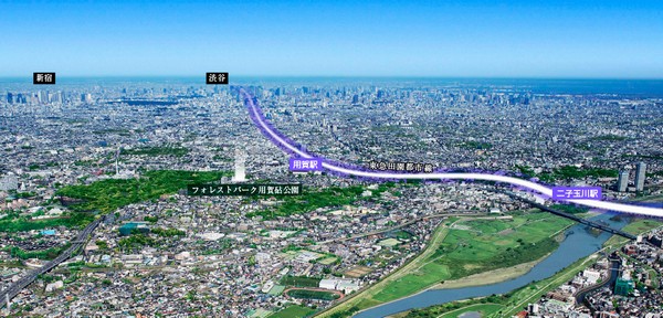 aerial photograph ※ "Lottery" station over shooting the northeast direction from (September, 25 years) were those in the CG, such as the light of the local partial synthesis ・ That where the processing, In fact a slightly different. Also, Surrounding environment might change in the future.