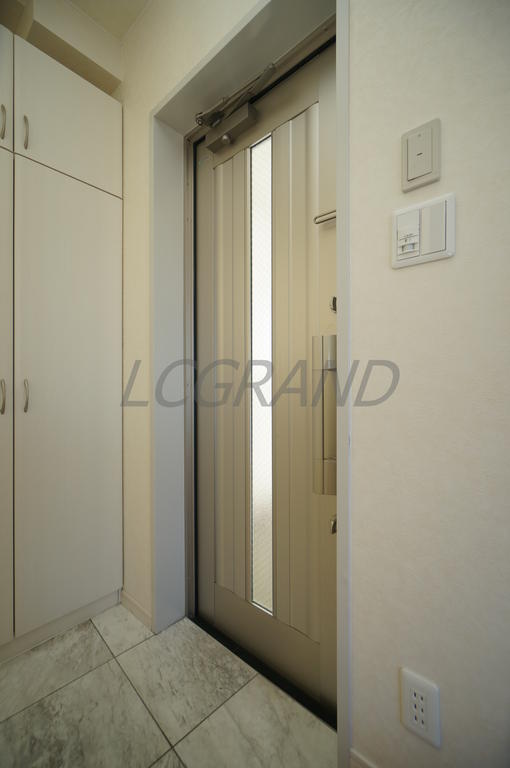 Entrance. Stylish entrance of the shoe box equipped. 