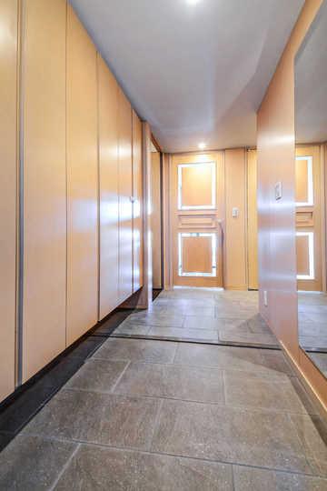 Entrance. We made a bright foyer with natural light.