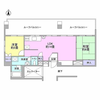 Floor plan. ■ It is 2LDK type!